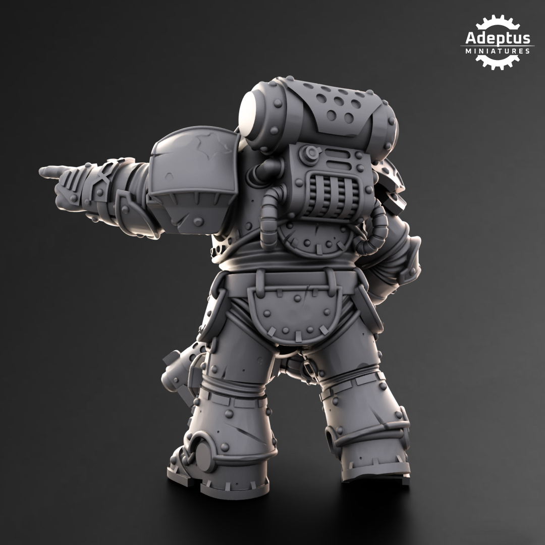 Steelwarden- Dwarves (5-Unit Kit or Single Model) by Adeptus Miniatures