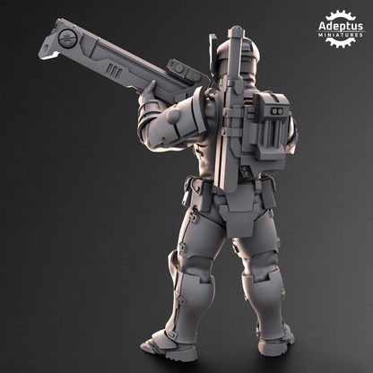 Line Strikers- Kae'ti (5-Unit Kit or Single Model) by Adeptus Miniatures
