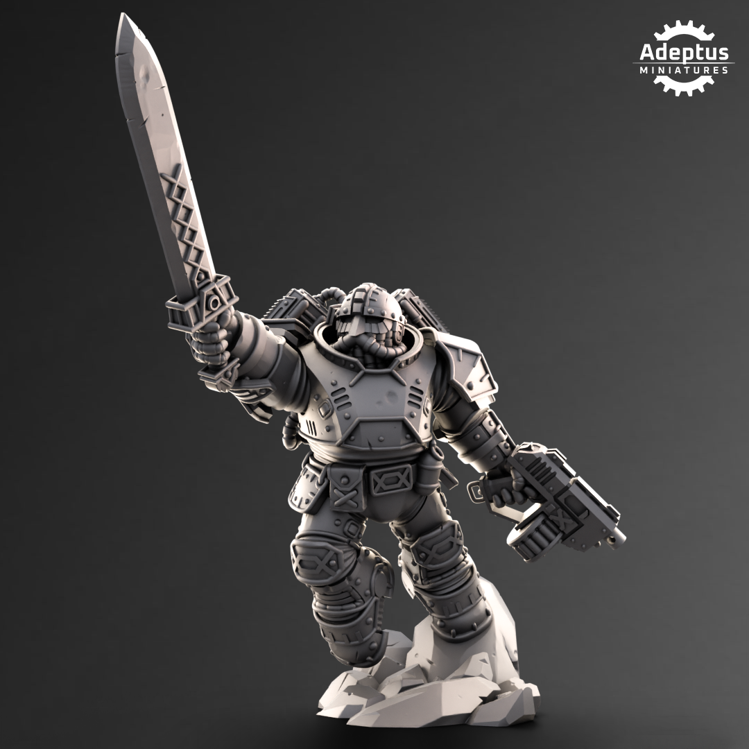 Kill Squad- Heavy Dwarves (11-Unit Kit or Single Model) by Adeptus Miniatures