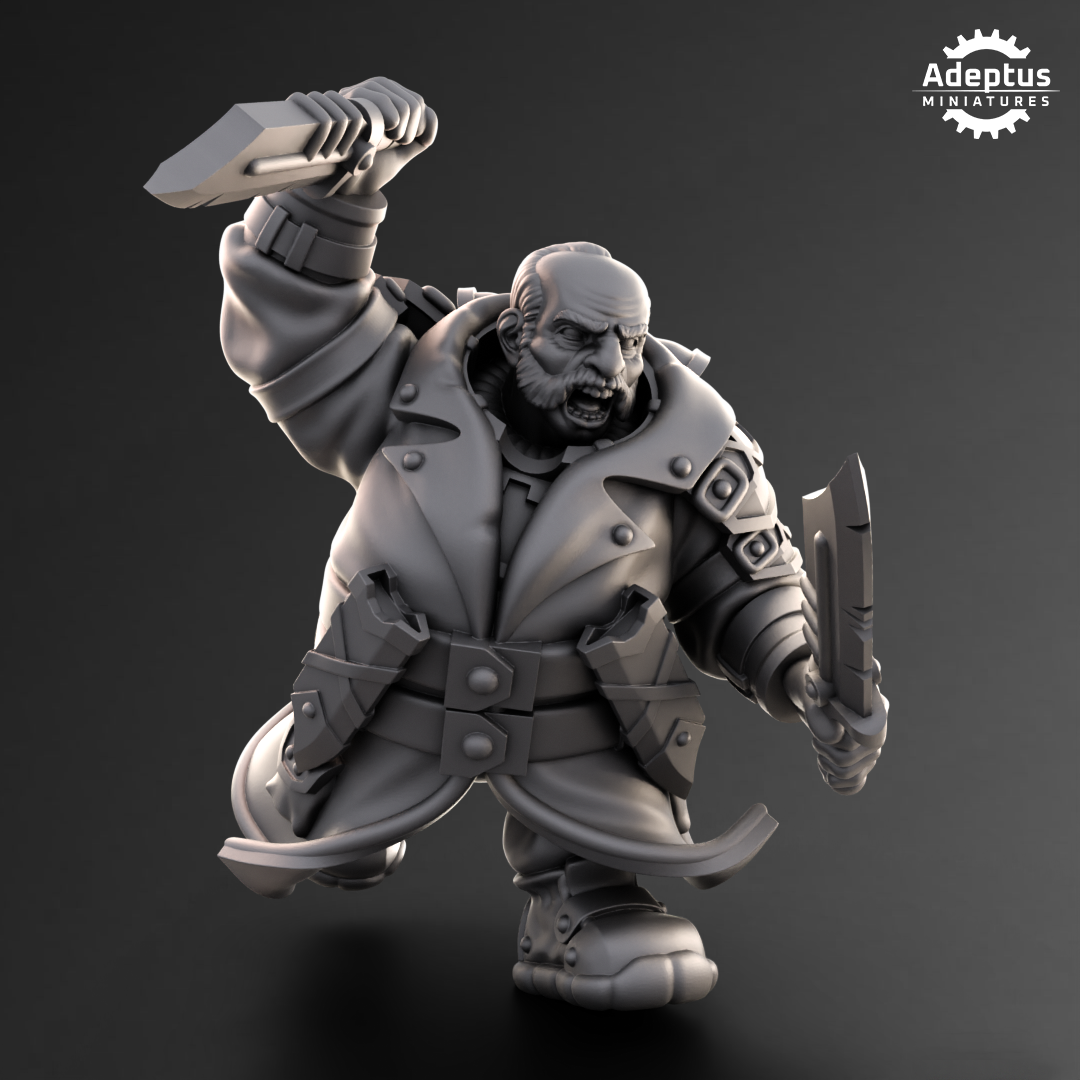Kill Squad- Dwarves (10-Unit Kit or Single Model) by Adeptus Miniatures