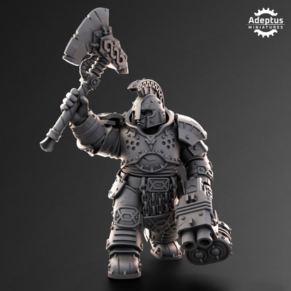 Steelwarden- Dwarves (5-Unit Kit or Single Model) by Adeptus Miniatures