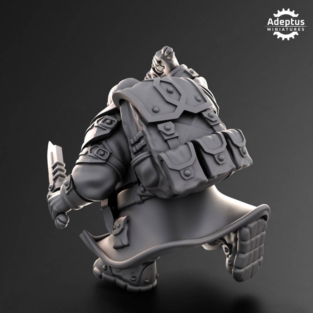 Kill Squad- Dwarves (10-Unit Kit or Single Model) by Adeptus Miniatures