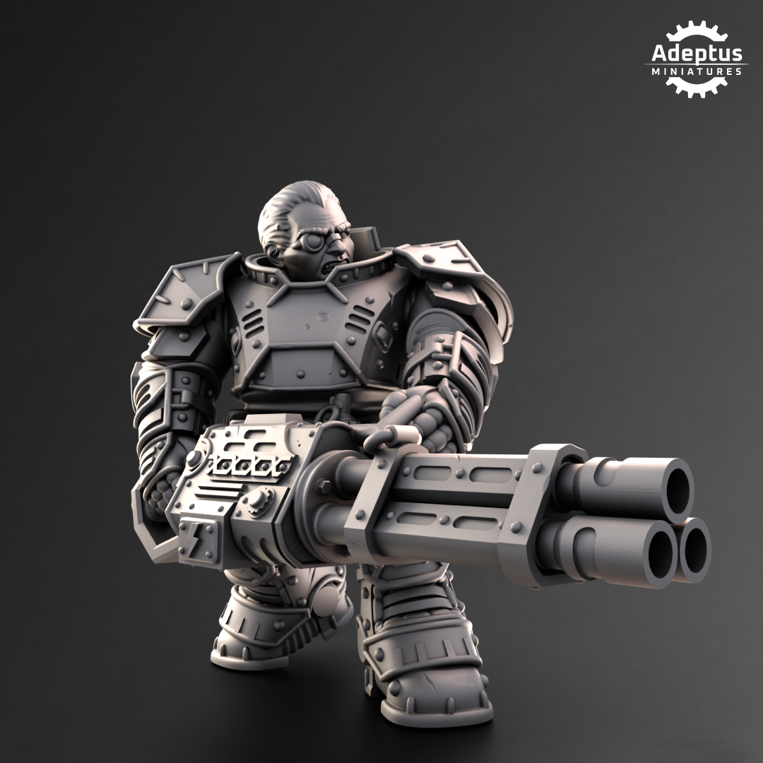 Kill Squad- Heavy Dwarves (11-Unit Kit or Single Model) by Adeptus Miniatures