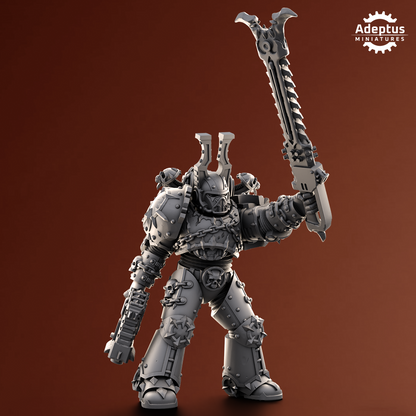 Ironflayers-Chaos Space Knights (5-Unit Kit or Single Model) by Adeptus Miniatures
