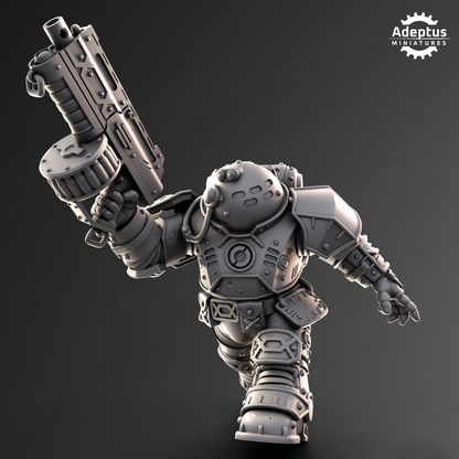 Kill Squad- Heavy Dwarves (11-Unit Kit or Single Model) by Adeptus Miniatures