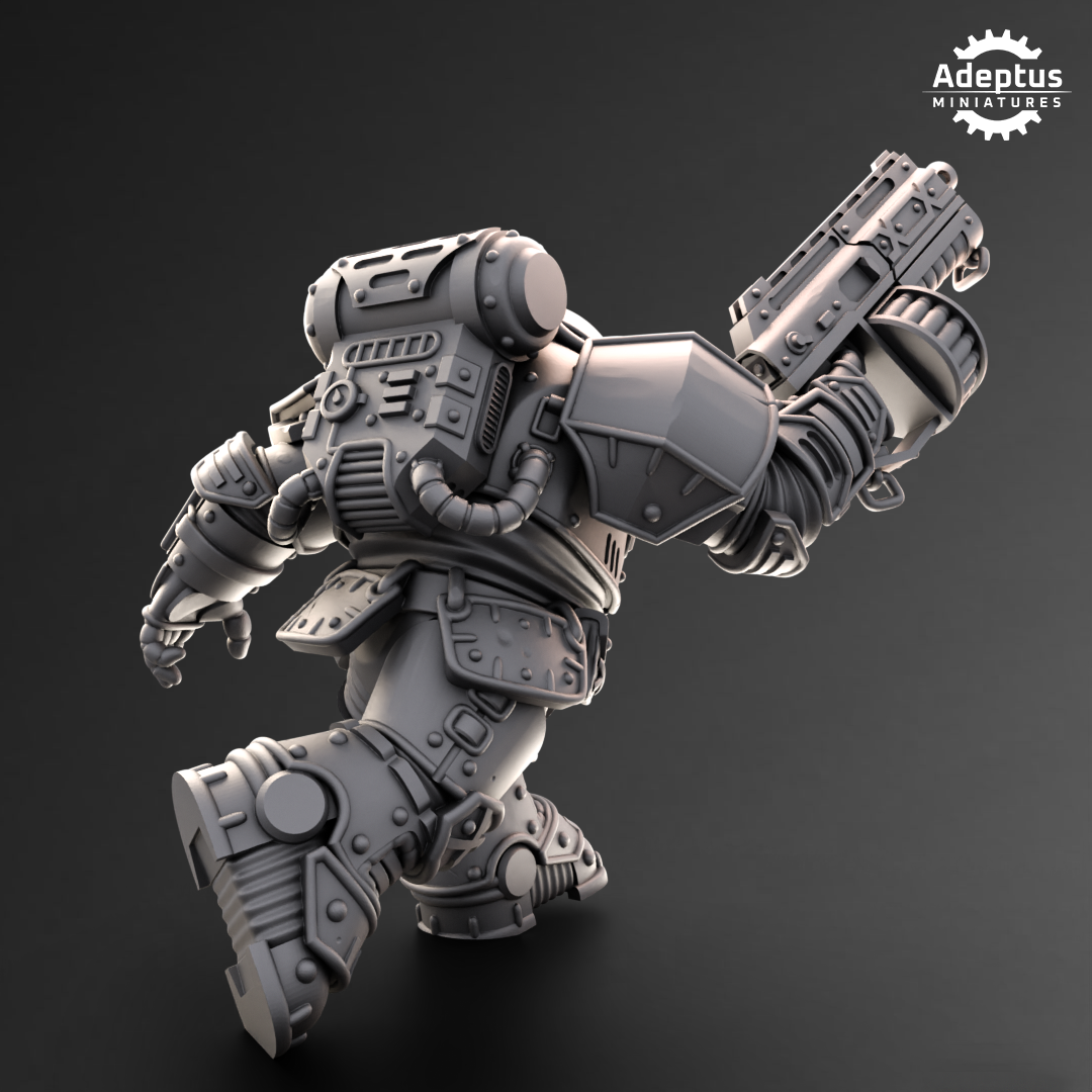 Kill Squad- Heavy Dwarves (11-Unit Kit or Single Model) by Adeptus Miniatures