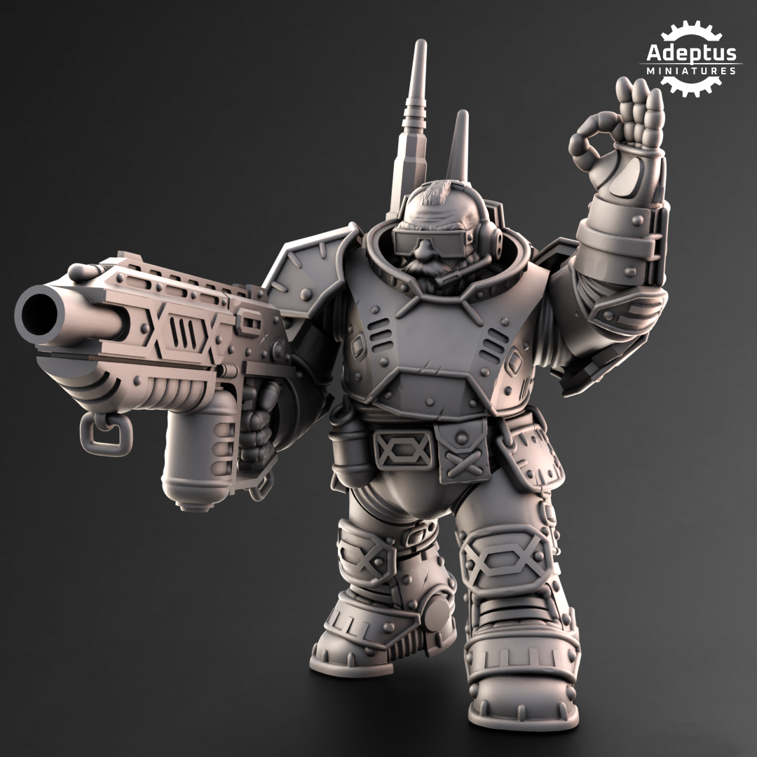 Kill Squad- Heavy Dwarves (11-Unit Kit or Single Model) by Adeptus Miniatures