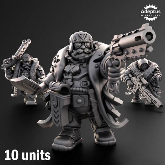 Kill Squad- Dwarves (10-Unit Kit or Single Model) by Adeptus Miniatures