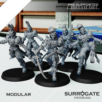 Void Jester Troupe (10-Unit Set) by Surrogate Miniatures