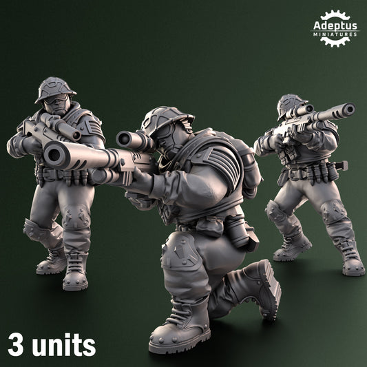Shadowmarch Battalion-Sniper Squad (3-Unit Kit or Single Model) by Adeptus Miniatures