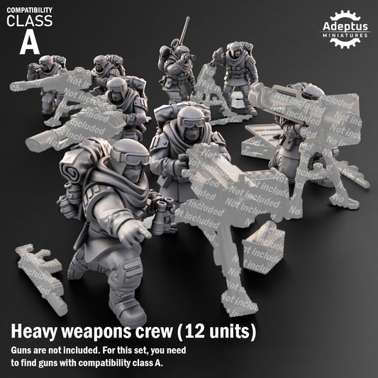 Khaleeth Regiment-Heavy Weapons Team (12-Unit Kit or Single Model) by Adeptus Miniatures