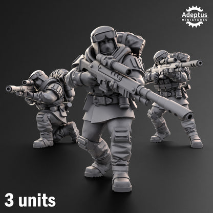 Khaleeth Regiment-Snipers (3-Unit Kit or Single Model) by Adeptus Miniatures