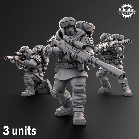 Khaleeth Regiment-Snipers (3-Unit Kit or Single Model) by Adeptus Miniatures