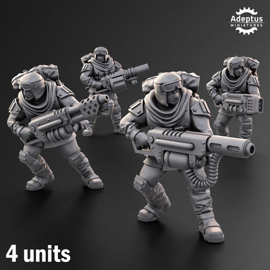 Khaleeth Regiment-Special Weapons (4-Unit Kit or Single Model) by Adeptus Miniatures