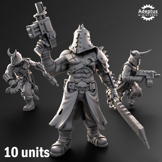 Kill Squad- Cultists of the Silent Pyre (10-Unit Kit or Single Model) by Adeptus Miniatures