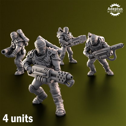 Red Dune- Special Weapons Squad- Imperial Force (4-Unit Kit or Single Model) by RedMakers
