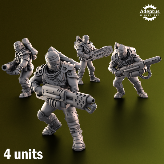 Red Dune- Special Weapons Squad- Imperial Force (4-Unit Kit or Single Model) by RedMakers