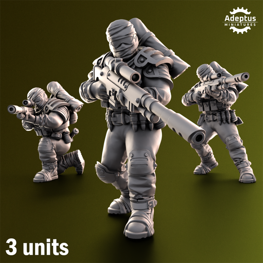 Red Dune- Sniper Squad- Imperial Force (3-Unit Kit or Single Model) by RedMakers