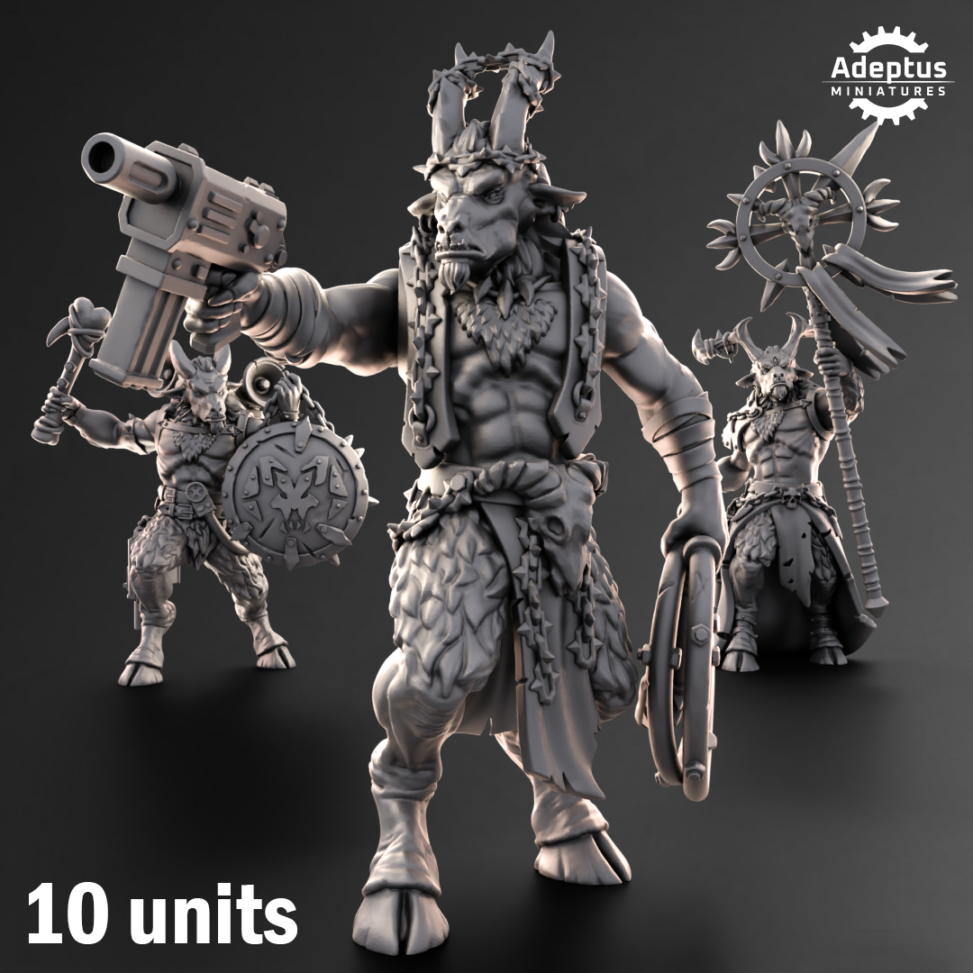 Kill Squad- Gorehorns (10-Unit Kit or Single Model) by Adeptus Miniatures