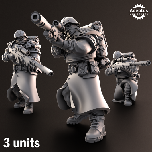 Nightcloak Regiment- Snipers Squad- Imperial Force (3-Unit Kit or Single Model) by Adeptus Miniatures