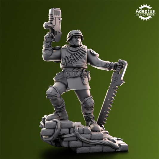 Shellcord Troopers-Commander- Imperial Force by Adeptus Miniatures