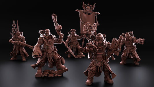 Solar Guard- Tactical Command Squad- Imperial Force (5-Unit Kit or Single Model) by RedMakers
