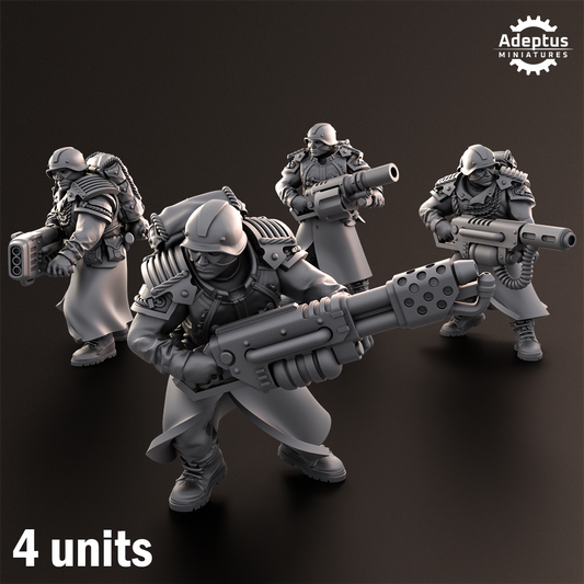 Nightcloak Regiment- Special Weapons Squad of the Imperial Force (4-Unit Kit or Single Model) by Adeptus Miniatures