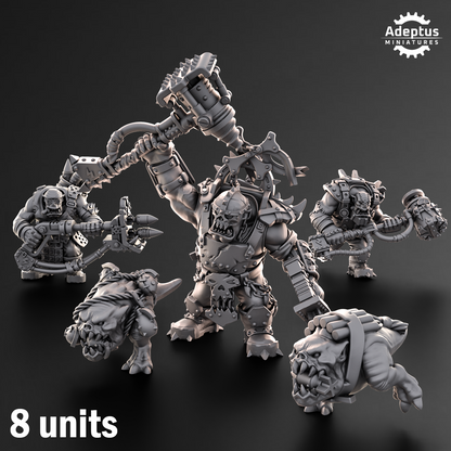 Kill Squad- Orks (8-Unit Kit or Single Model) by Adeptus Miniatures