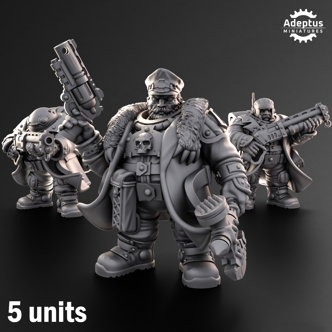 Emberguard- Dwarves (5-Unit Kit or Single Model) by Adeptus Miniatures