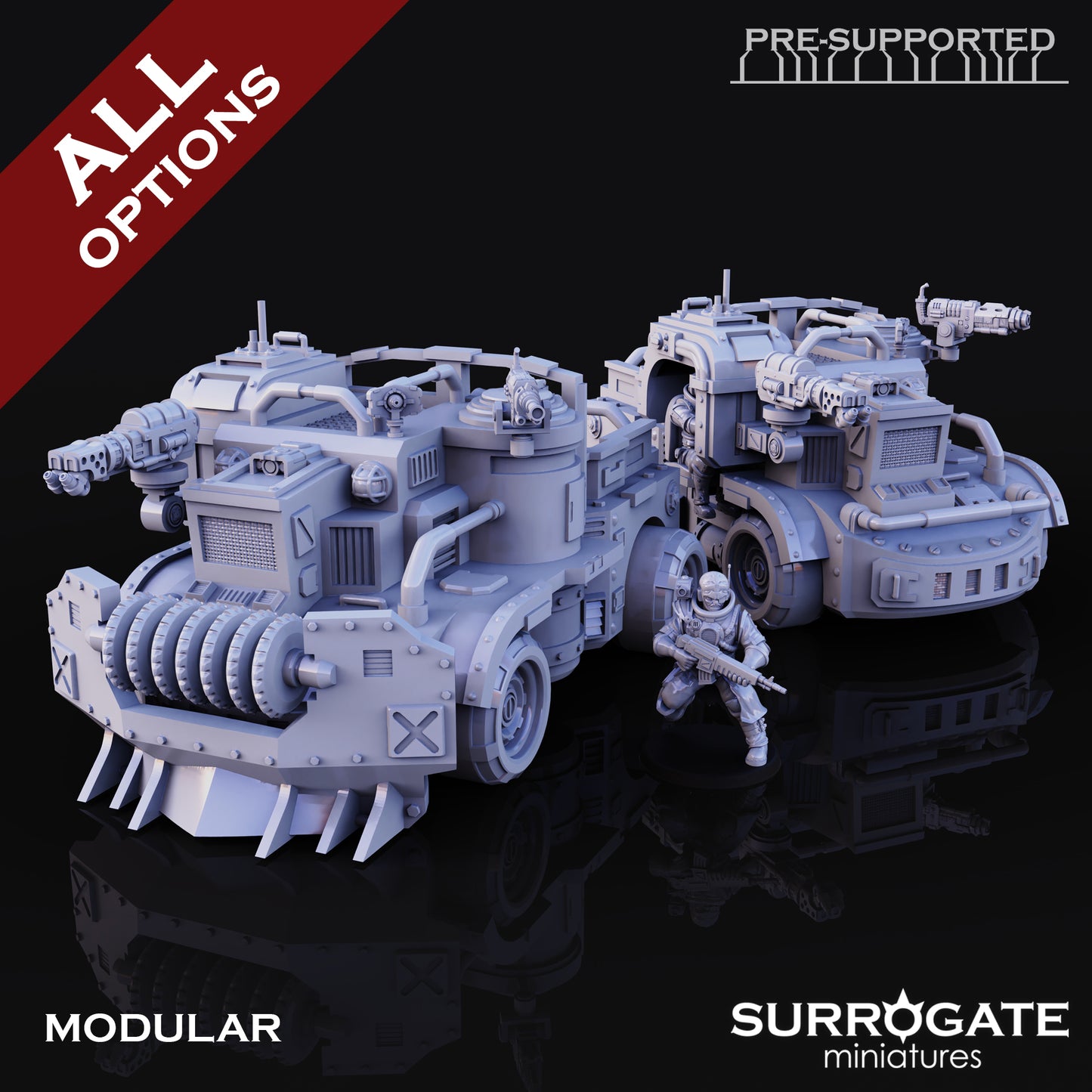 Biohackers Biowheeler by Surrogate Miniatures