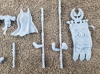 Templar War Banners and Standard Bearer by Atlan Forge