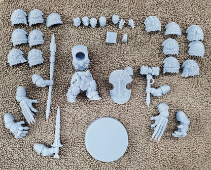 Partial set printed in our shop to show possible combinations. Full set pictures will be added in the future.