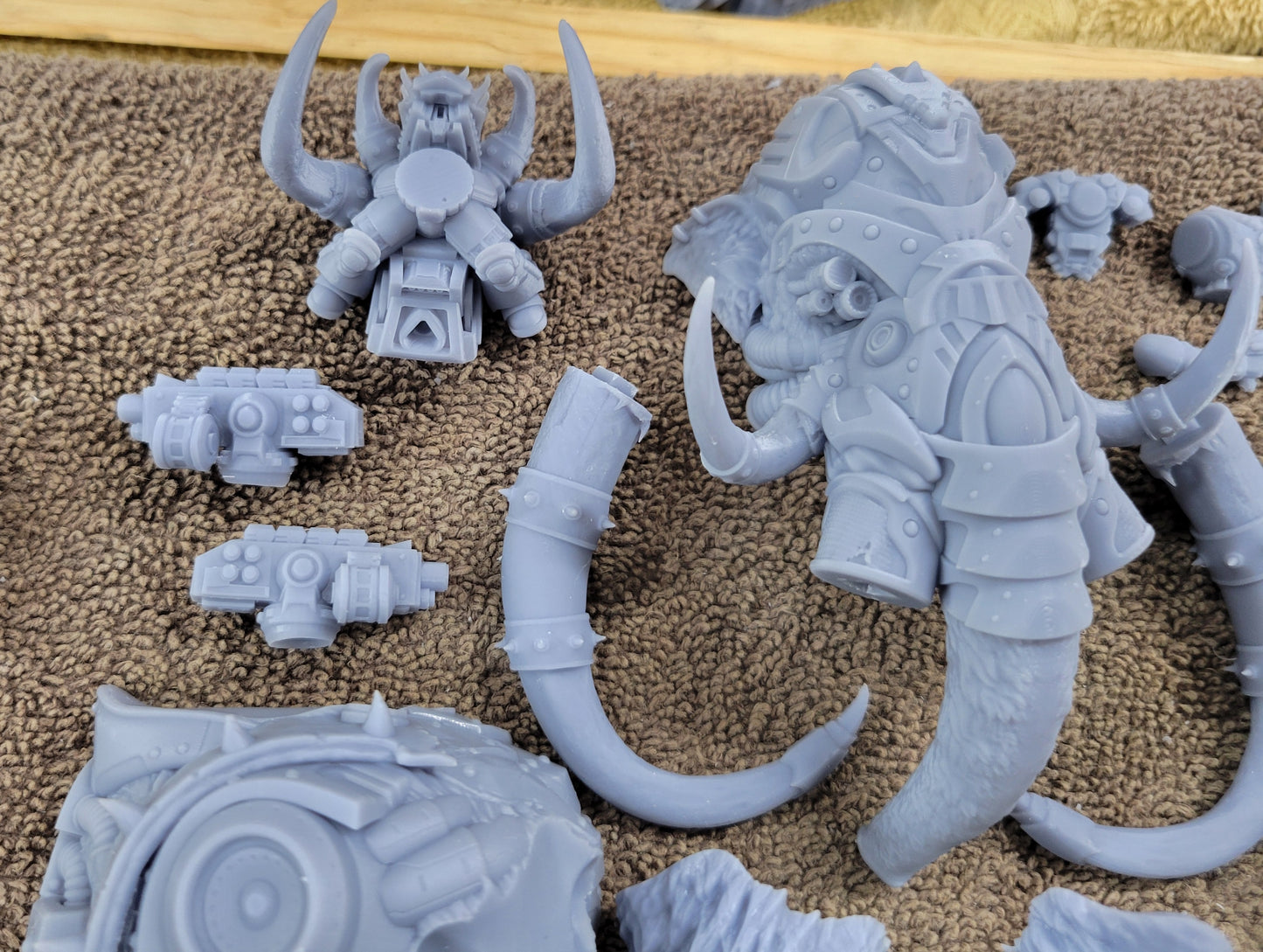 Cybernetic War Mammoth (With or Without Rider) by Atlan Forge