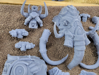 Cybernetic War Mammoth (With or Without Rider) by Atlan Forge