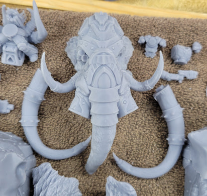 Cybernetic War Mammoth (With or Without Rider) by Atlan Forge