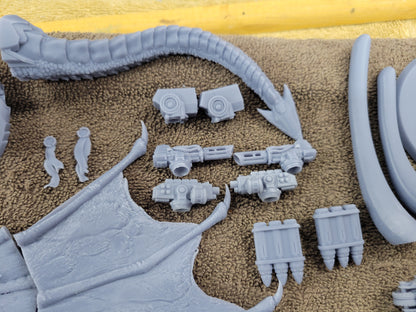 Cybernetic Battle Dragon (With or Without Rider) by Atlan Forge