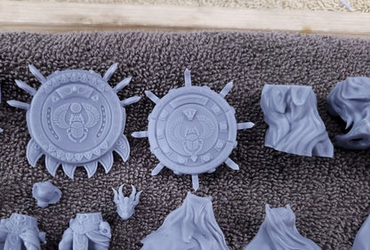 Aegyptus Reptilian Sorcerers (3-Unit Set) by Atlan Forge