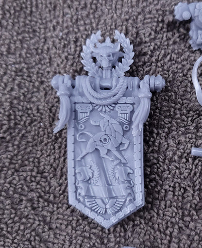 Minoan War Banners and Standard Bearer by Atlan Forge