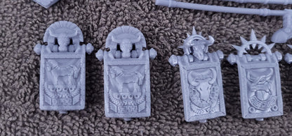 Minoan War Banners and Standard Bearer by Atlan Forge