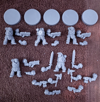 Steelwarden- Dwarves (5-Unit Kit or Single Model) by Adeptus Miniatures