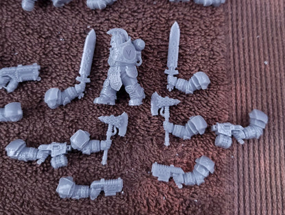 Steelwarden- Dwarves (5-Unit Kit or Single Model) by Adeptus Miniatures