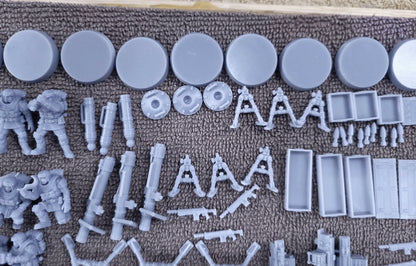 Khaleeth Regiment-Heavy Weapons Squad (12-Unit Kit or Single Model) by Adeptus Miniatures