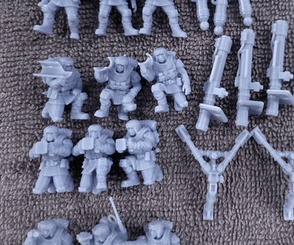 Khaleeth Regiment-Heavy Weapons Squad (12-Unit Kit or Single Model) by Adeptus Miniatures
