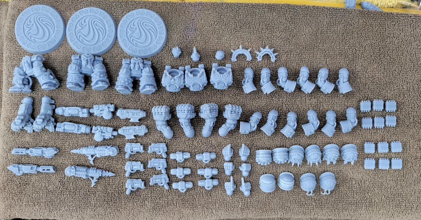 Wai Toa Warhulks (3-Unit Set) by Atlan Forge