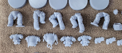 Wai Toa Kaiwawao (Aggressive Mediators)(5-Unit Set) by Atlan Forge