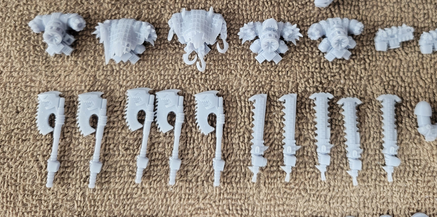 Wai Toa Kaiwawao (Aggressive Mediators)(5-Unit Set) by Atlan Forge