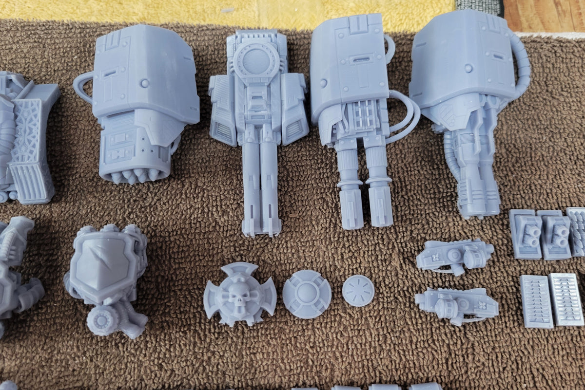 Templar Crusader Dreadnought (3 Scaled Options) by Atlan Forge