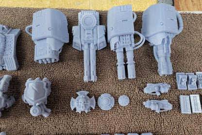 Templar Crusader Dreadnought (3 Scaled Options) by Atlan Forge