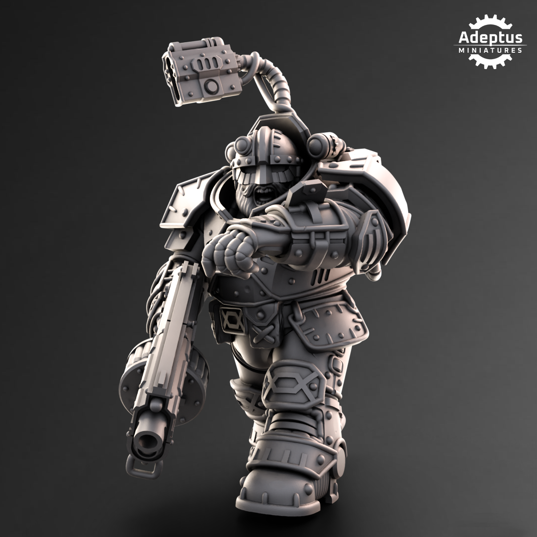 Kill Squad- Heavy Dwarves (11-Unit Kit or Single Model) by Adeptus Miniatures