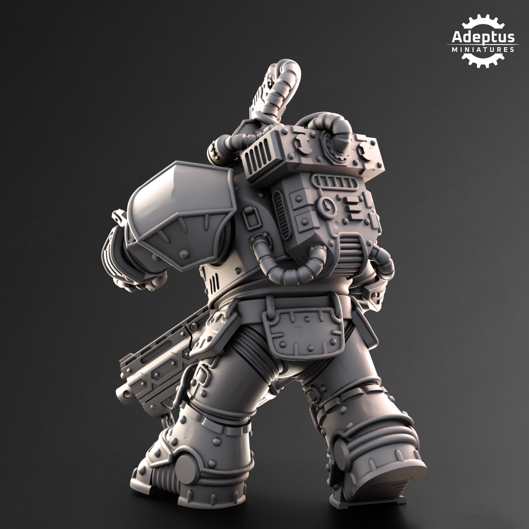 Kill Squad- Heavy Dwarves (11-Unit Kit or Single Model) by Adeptus Miniatures